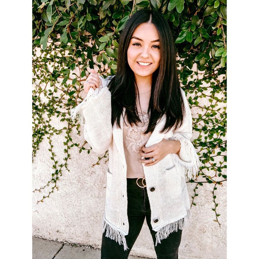 Paisley Fringe Cardigan - Picture 2 of 3